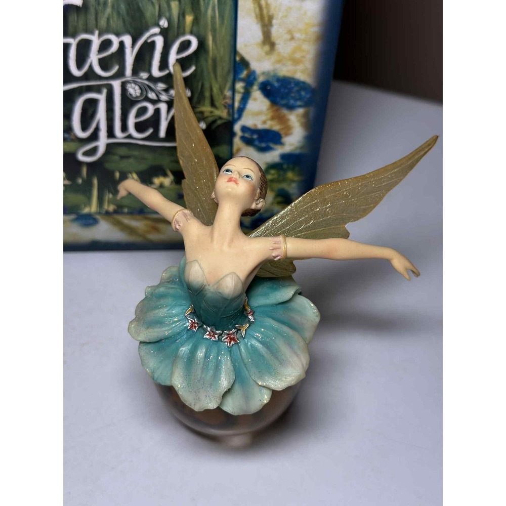 Vtg 2004 Faerie Glen Shimmergrace Fairy Ballerina Figurine (FG856) Original Box!